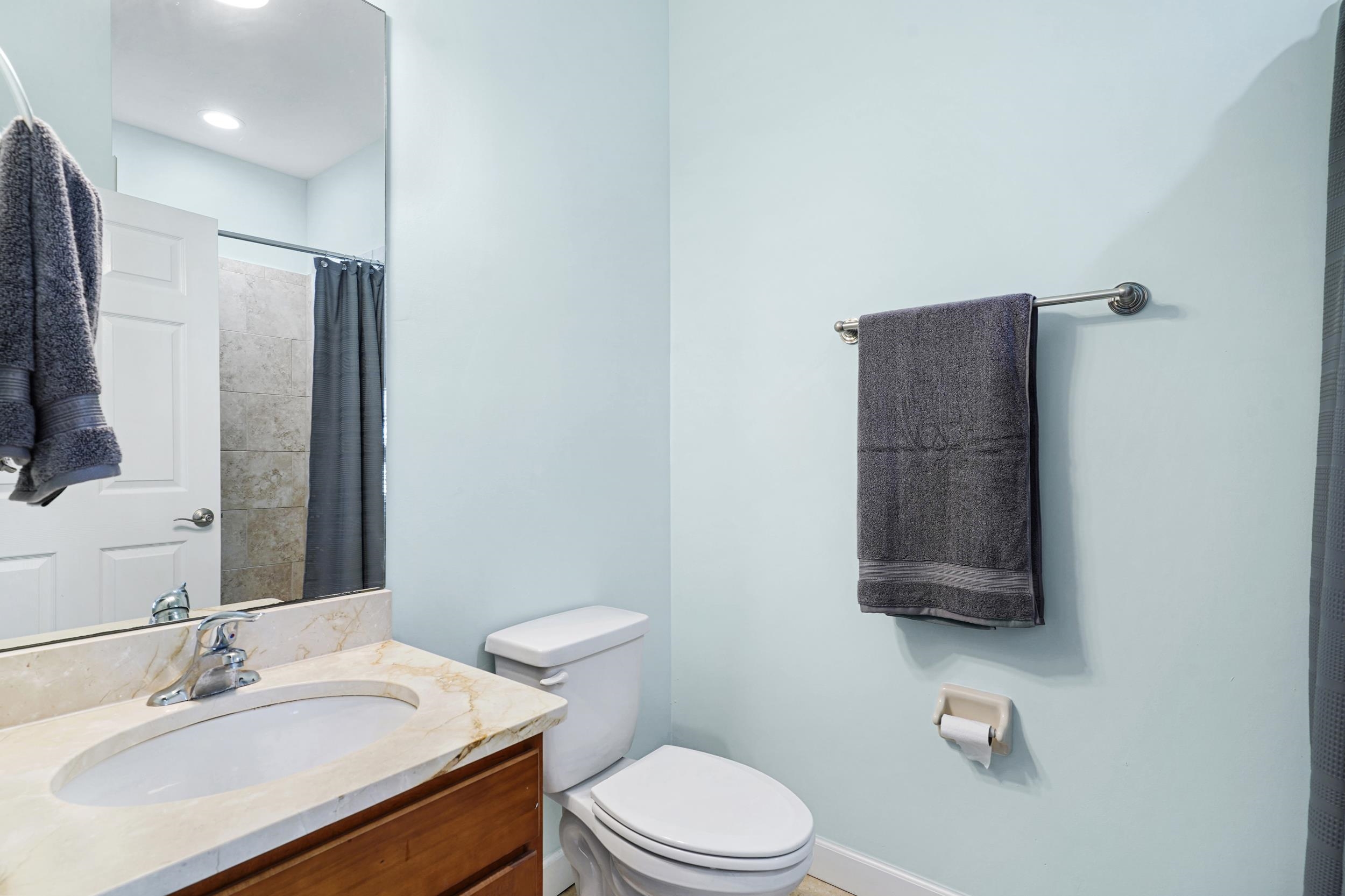 Undisclosed Address St. Augustine, FL 32095 - Photo 15 of 23 a bathroom with a sink vanity mirror and toilet