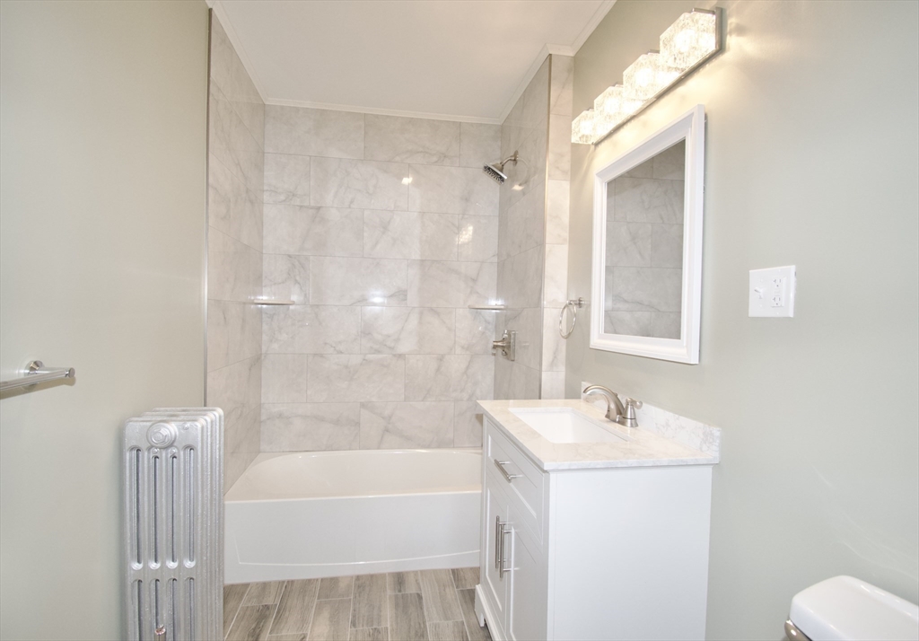 158 Gilbert Avenue Springfield, MA 01119 - Photo 15 of 30 a bathroom with a sink mirror toilet and bathtub