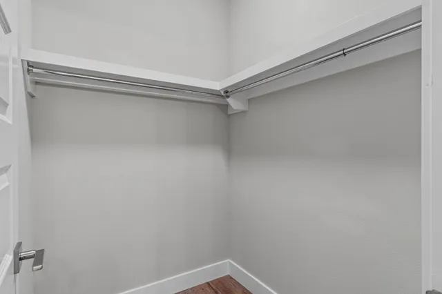 a view of room and garage