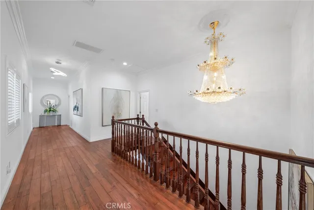 a view of a balcony with an outdoor space