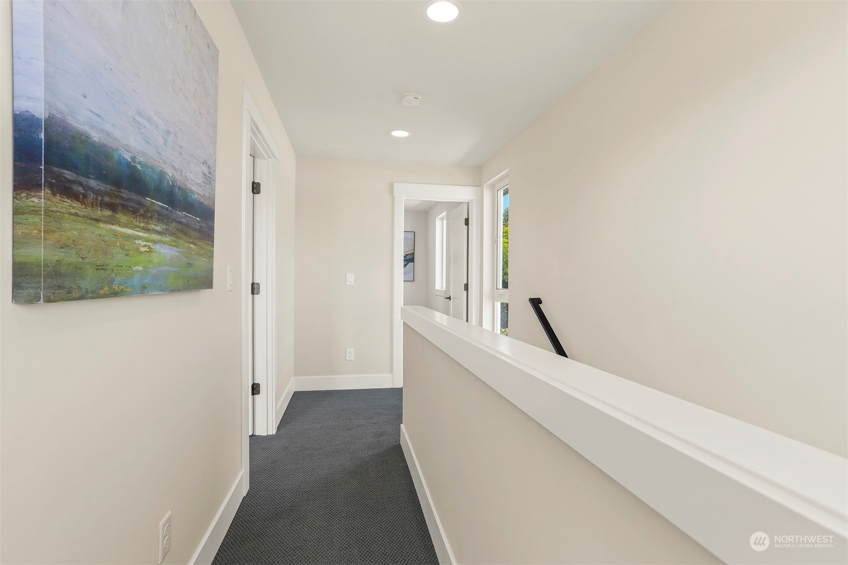 520 North 48th Street, Unit B Seattle, WA 98103 - Photo 16 of 38 a view of hallway with stairs