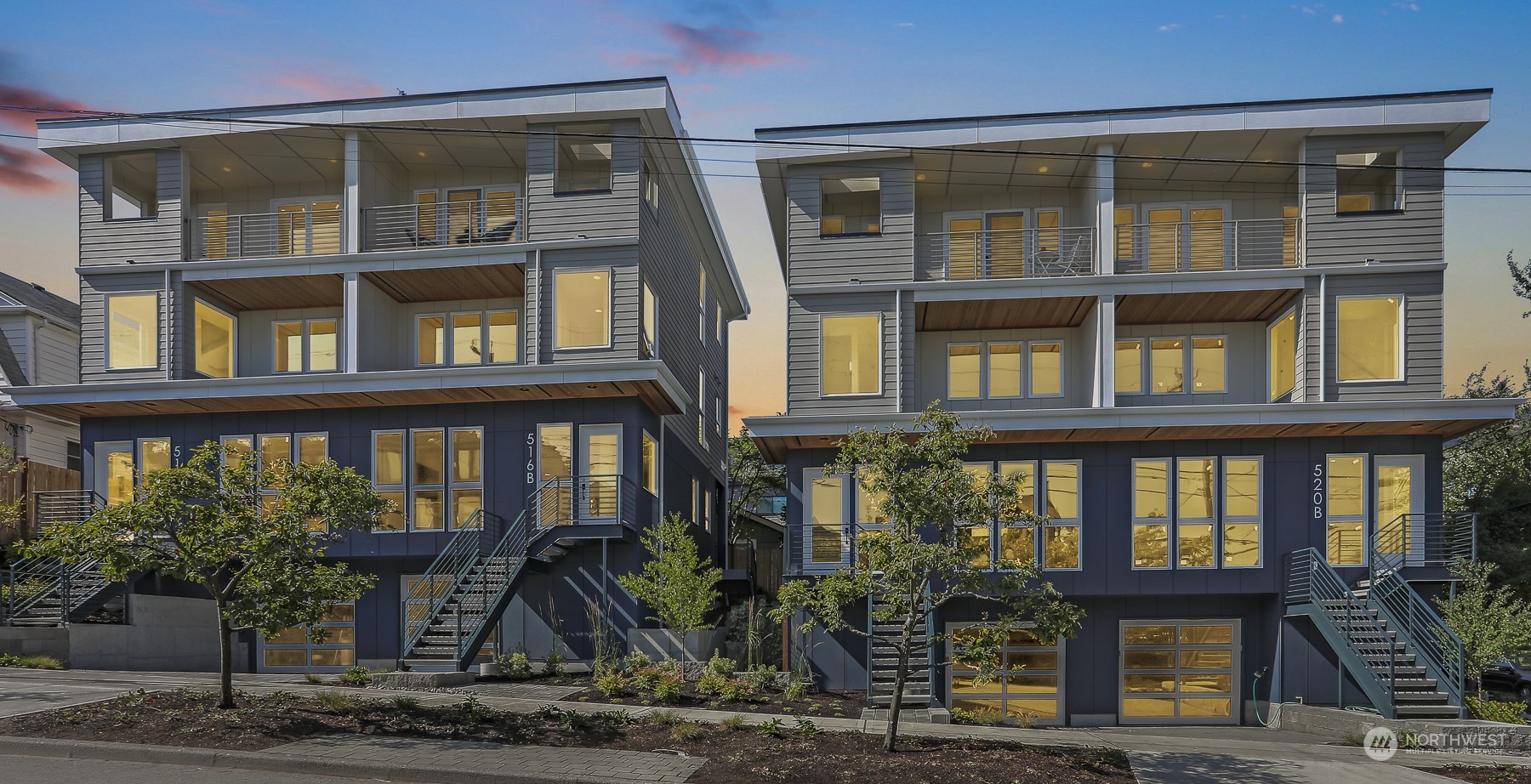 520 North 48th Street, Unit B Seattle, WA 98103 - Photo 38 of 38 front view of building with a street