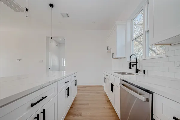 a view of a balcony and front door