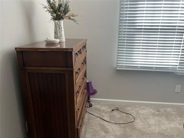 a view of a door in the house