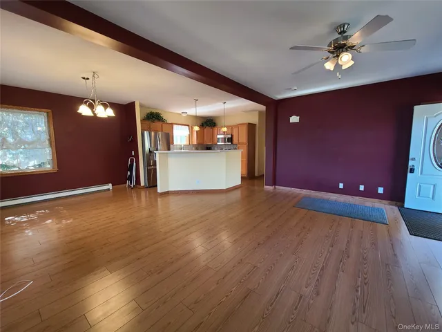 a view of an empty room with window