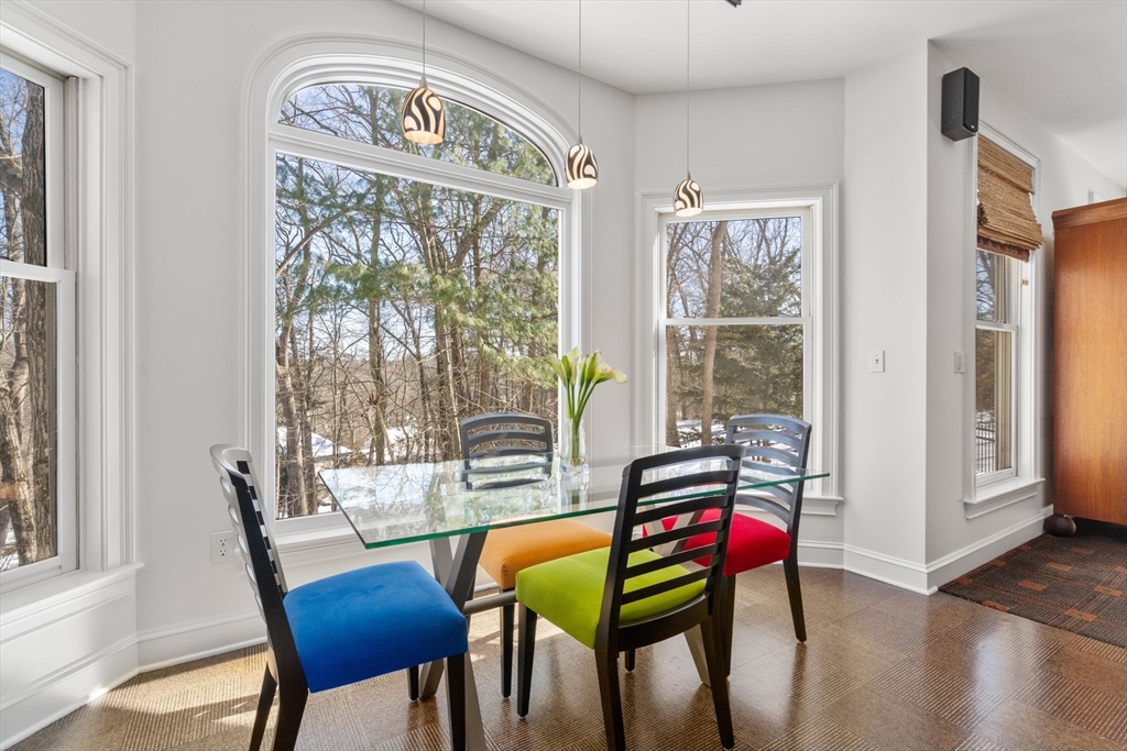 86 Whittier Road Wellesley, MA 02481 - Photo 12 of 39 a view of a dining room with furniture and wooden floor