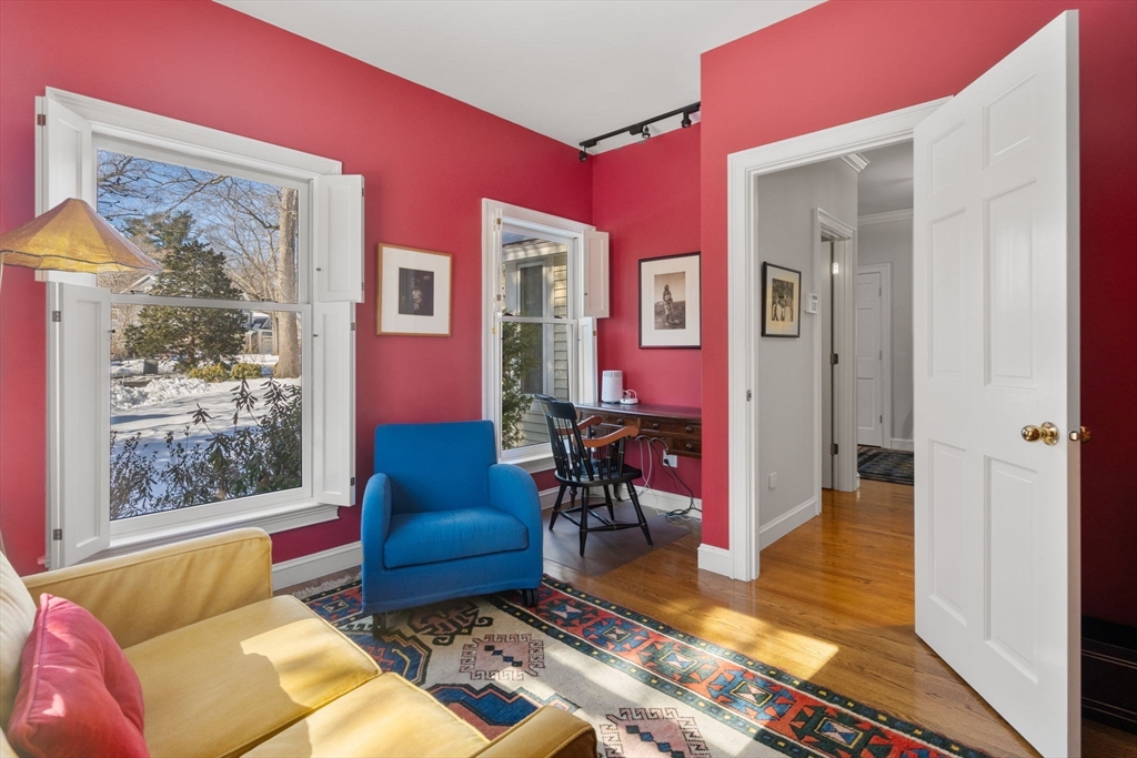 86 Whittier Road Wellesley, MA 02481 - Photo 18 of 39 a living room with furniture and a window