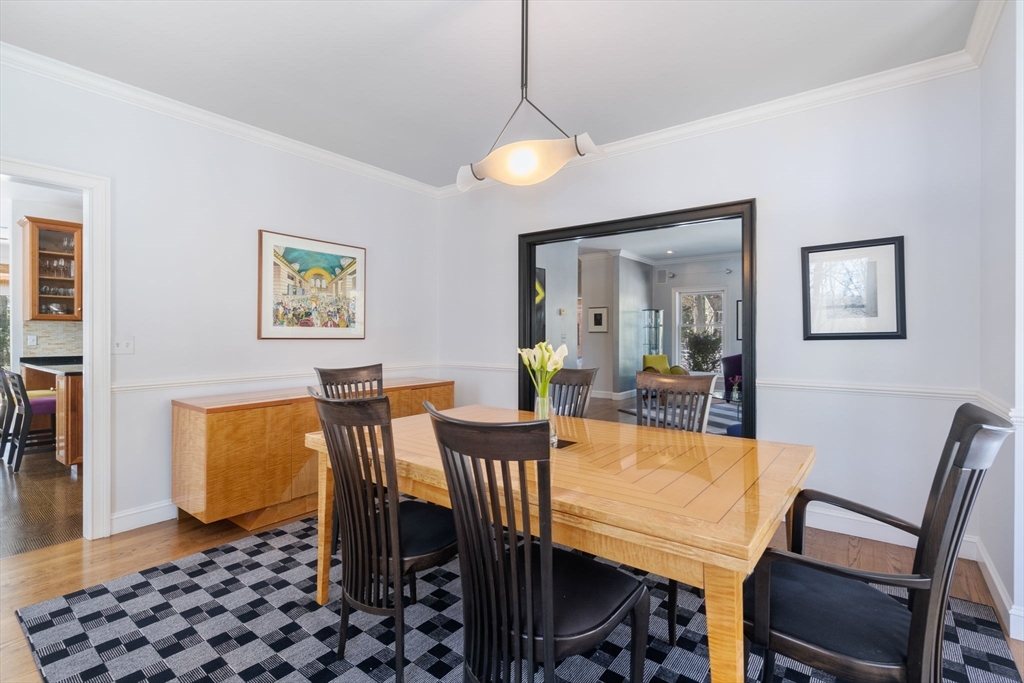 86 Whittier Road Wellesley, MA 02481 - Photo 8 of 39 a view of a dining room with furniture