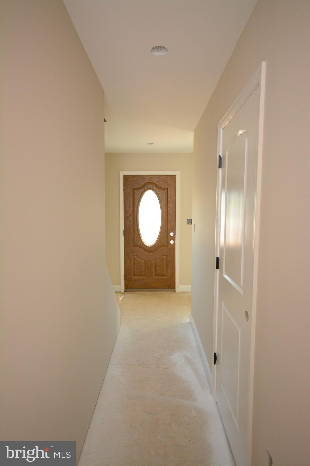 Lower Valley Road Strasburg, VA 22657 - Photo 20 of 37 HALLWAY TO MAIN ENTRANCE - HALF BATH ON RIGHT