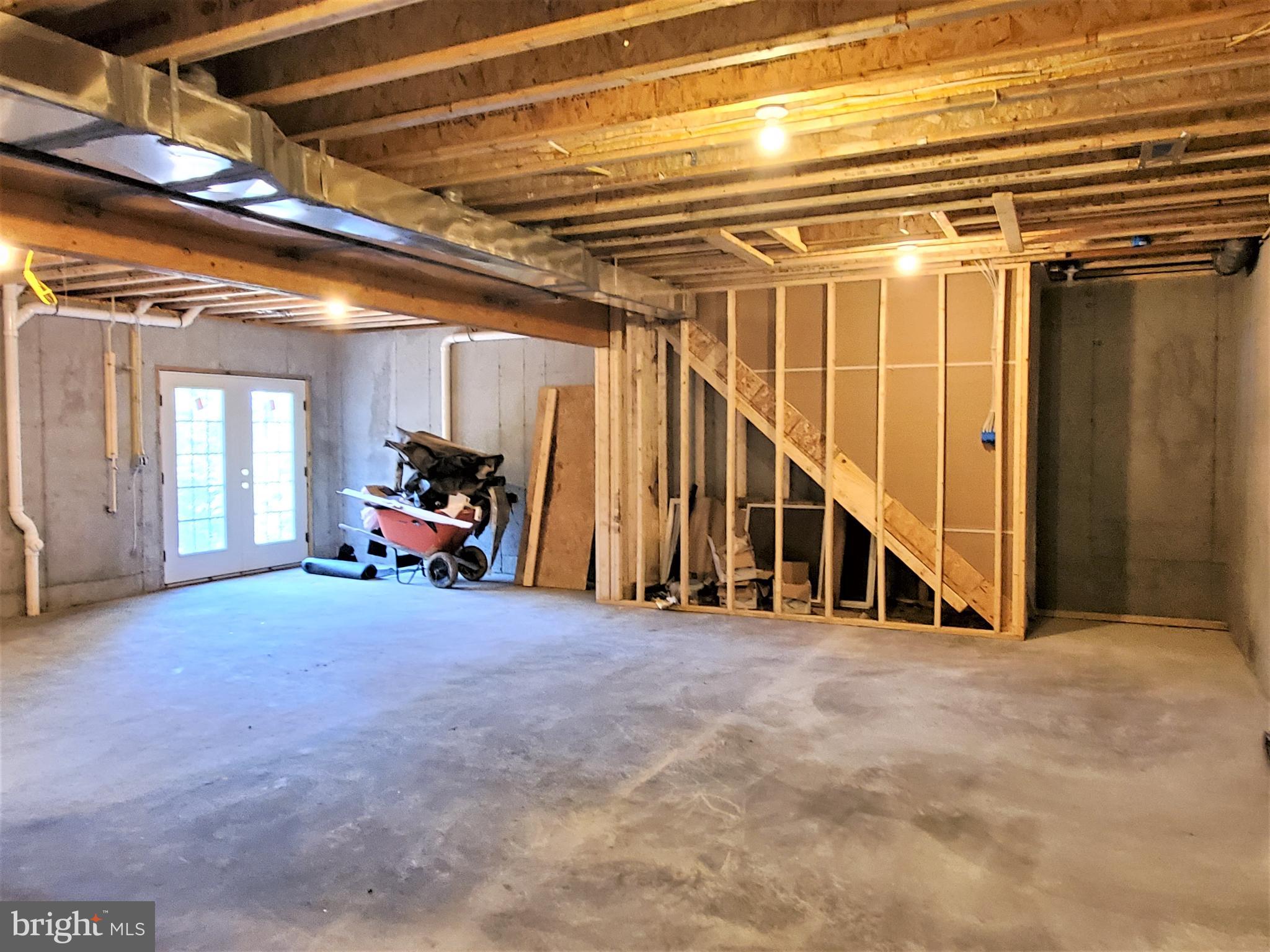 Lower Valley Road Strasburg, VA 22657 - Photo 36 of 37 WALK-OUT BASEMENT, FRENCH DOOR AND WINDOW