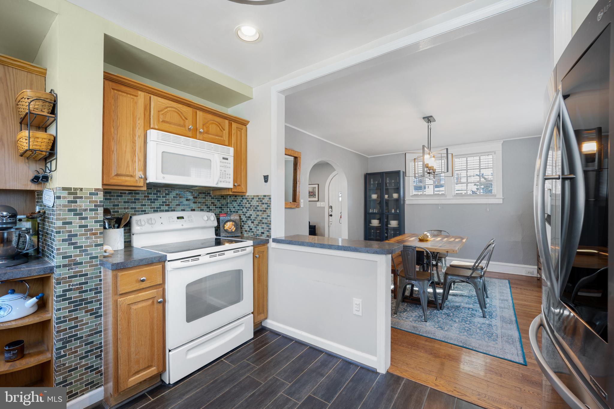 222 Lynbrooke Road Springfield, PA 19064 - Photo 15 of 42 Kitchen To Dining Room View