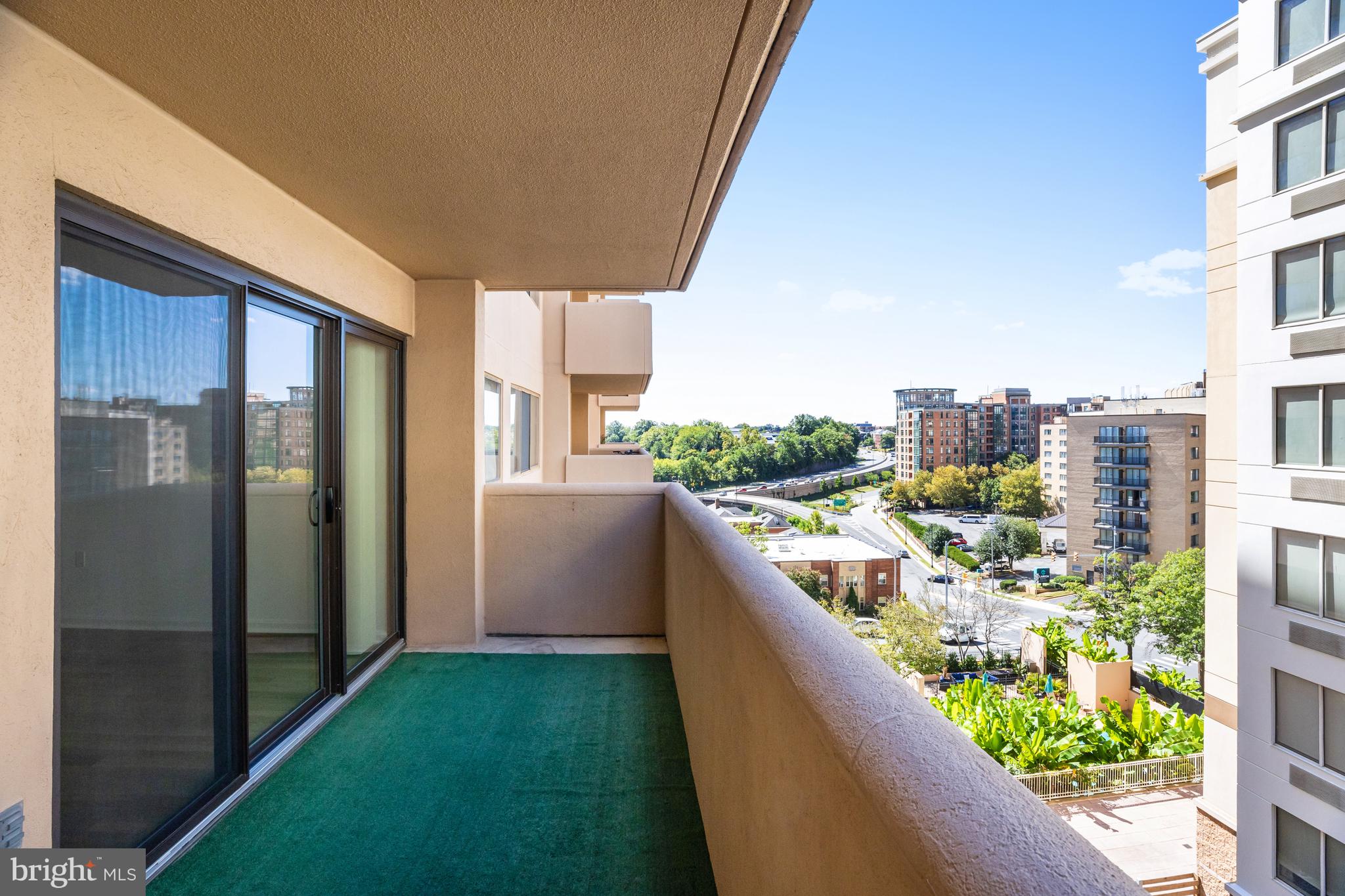 1301 North Courthouse Road, Unit 705 Arlington, VA 22201 - Photo 14 of 38 a view of city from a balcony