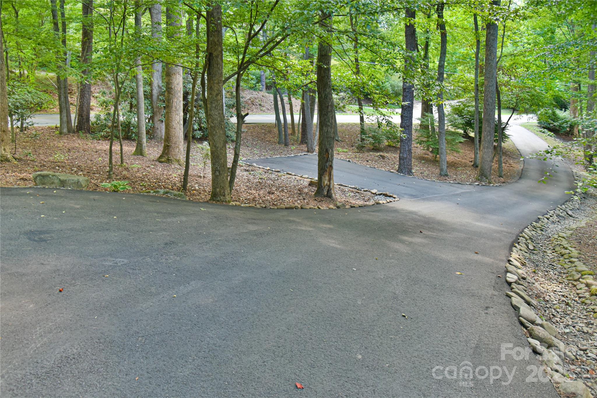 409 North Fork Road Black Mountain, NC 28711 - Photo 44 of 48 a view of a road with trees in the background
