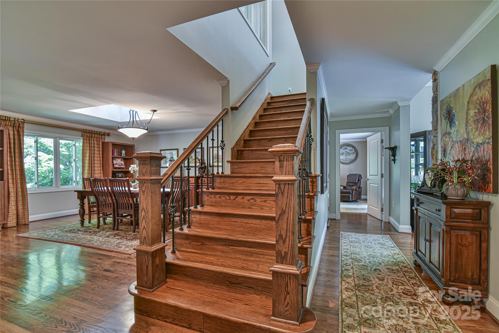409 North Fork Road Black Mountain, NC 28711 - Photo 5 of 48 a view of entryway and hall with wooden floor