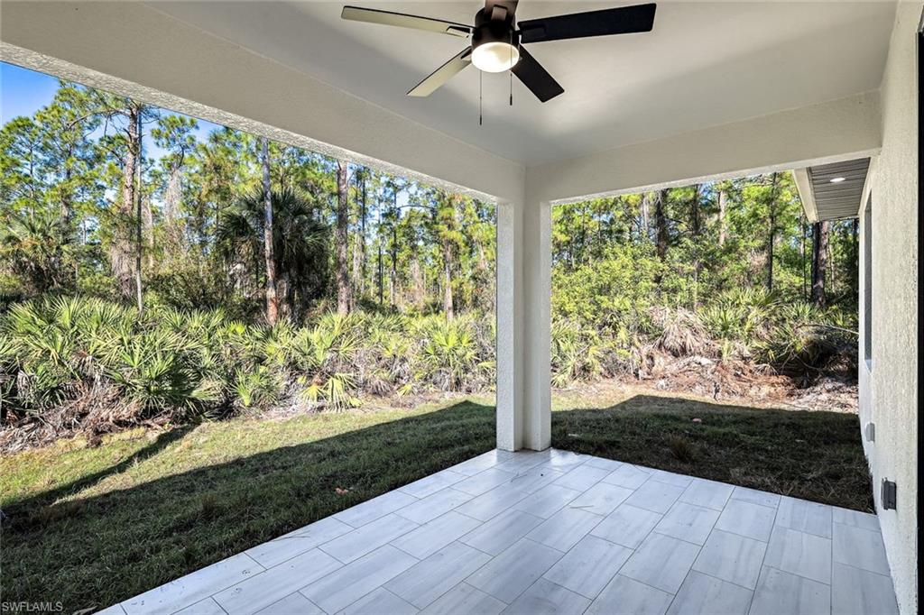2113 Grayson Avenue Alva, FL 33920 - Photo 22 of 25 View of patio / terrace with ceiling fan