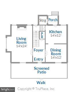 4902 Wilmslow Road Baltimore, MD 21210 - Photo 3 of 62 Main level floorplan