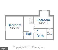 4902 Wilmslow Road Baltimore, MD 21210 - Photo 38 of 62 Upper level two floorplan