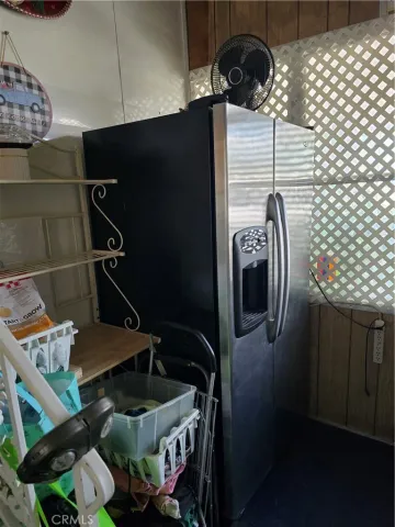 a close view of water heater room