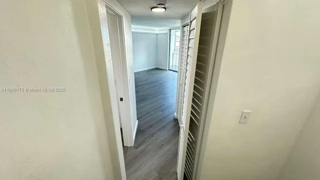 a view of hallway with stairs