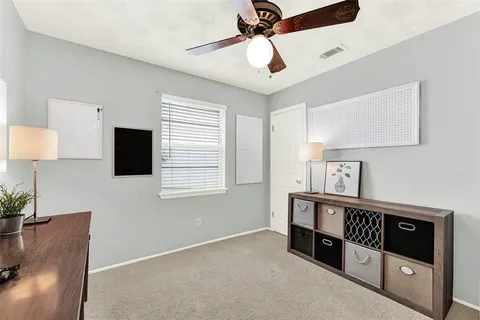 a view of livingroom and furniture