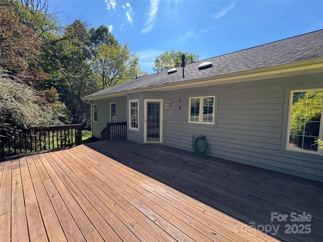 a backyard of a house