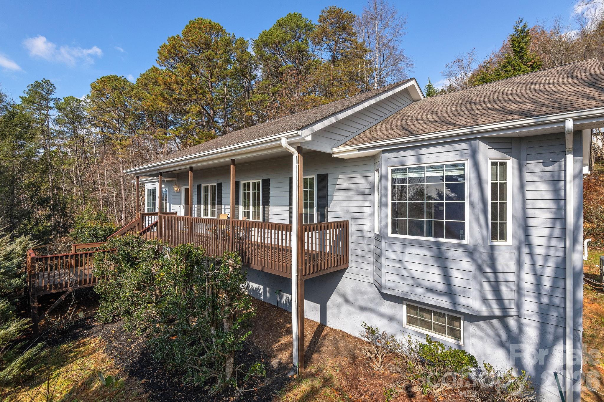 212 Blue Ridge Vista Asheville, NC 28805 - Photo 5 of 42 a view of house with backyard