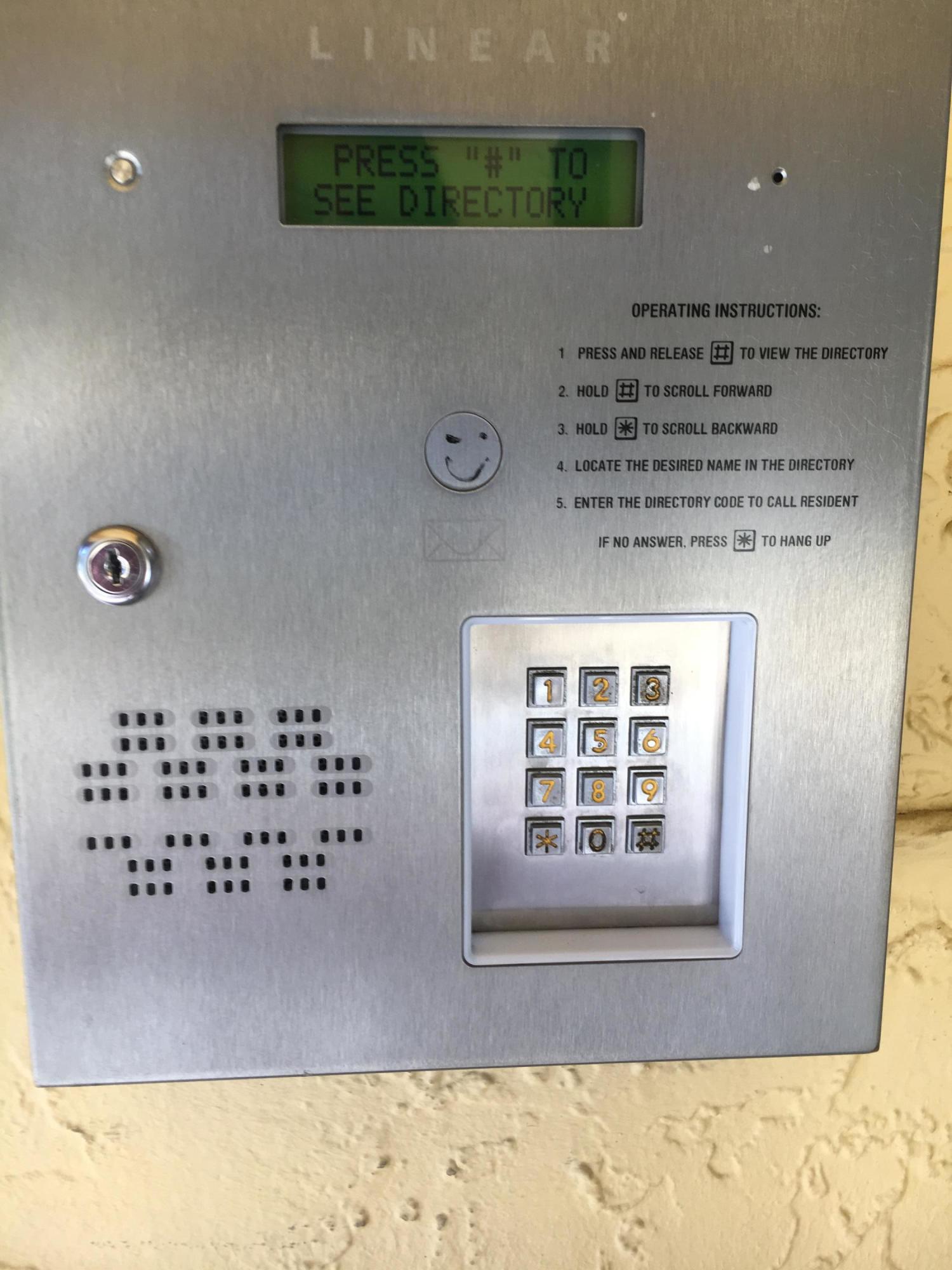 450 Northwest 20th Street, Unit 209 Boca Raton, FL 33431 - Photo 23 of 28 Secure Tele-entry system