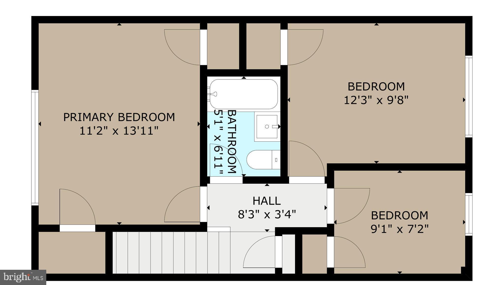 48 Girard Street Northeast Washington, DC 20002 - Photo 40 of 43 a picture of a bench in a white building