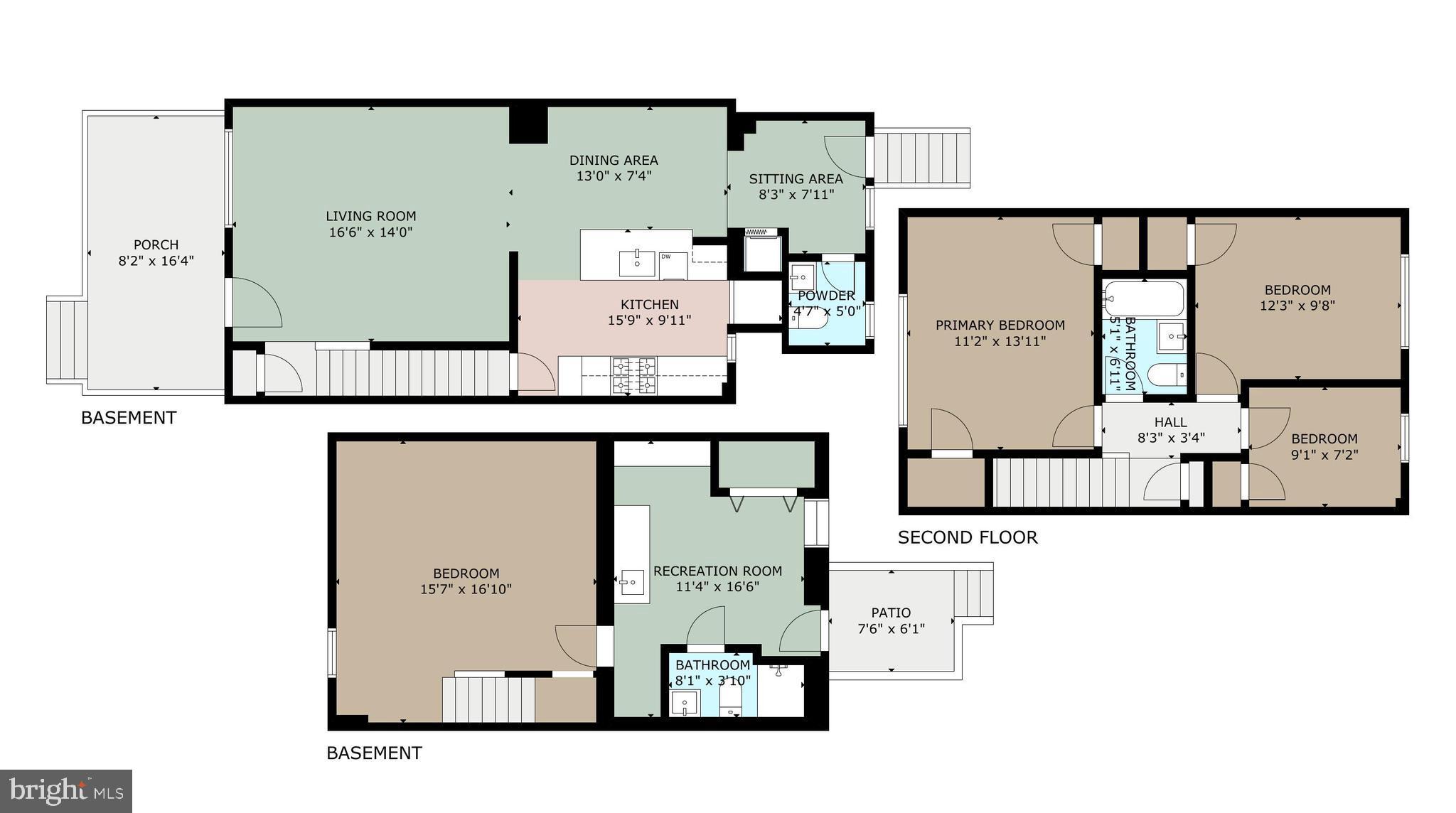 48 Girard Street Northeast Washington, DC 20002 - Photo 41 of 43 a picture of a floor plan