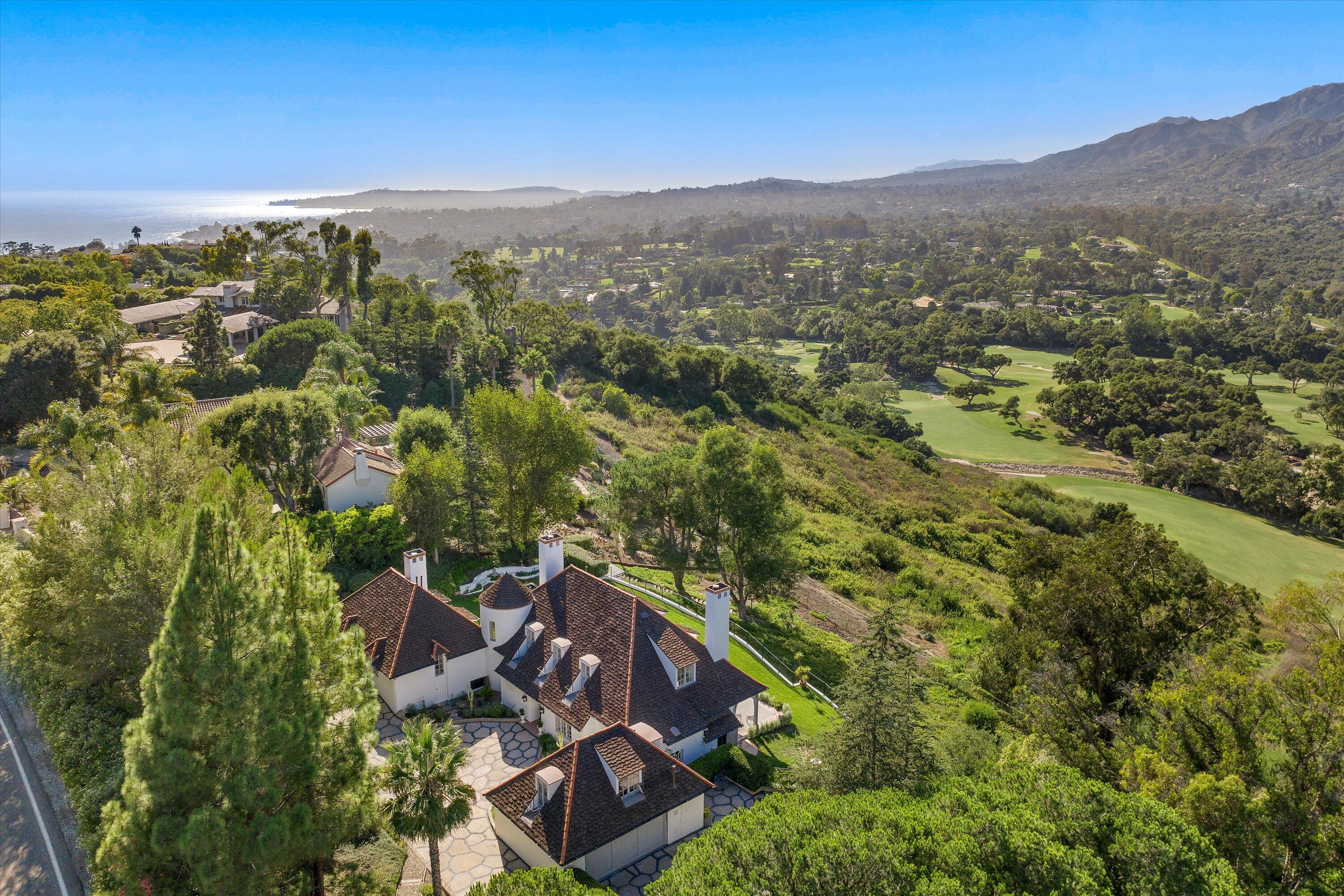 387 Ortega Ridge Road Montecito, CA 93108 - Photo 1 of 69 Aerial