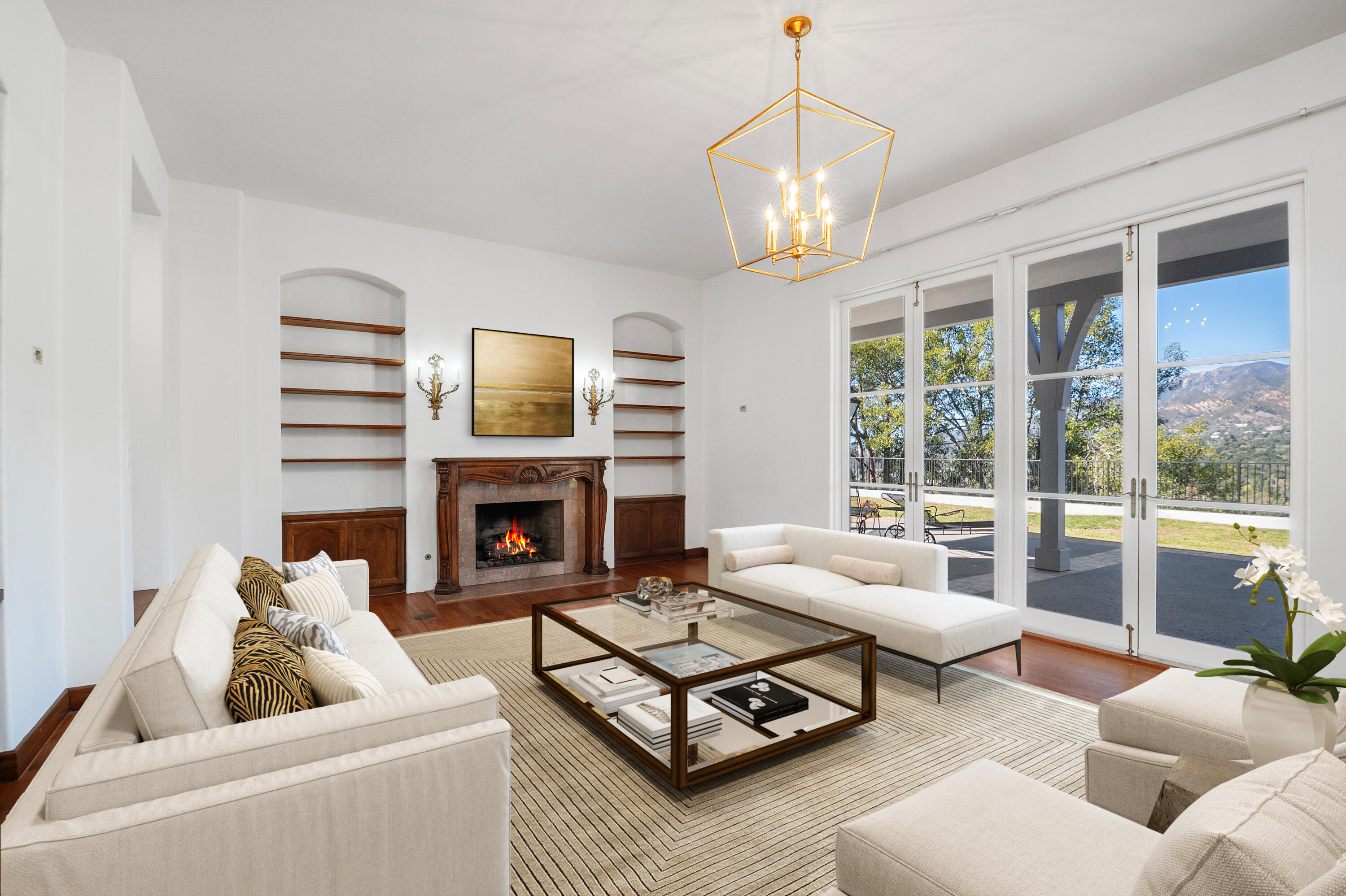 387 Ortega Ridge Road Montecito, CA 93108 - Photo 20 of 69 Living Room