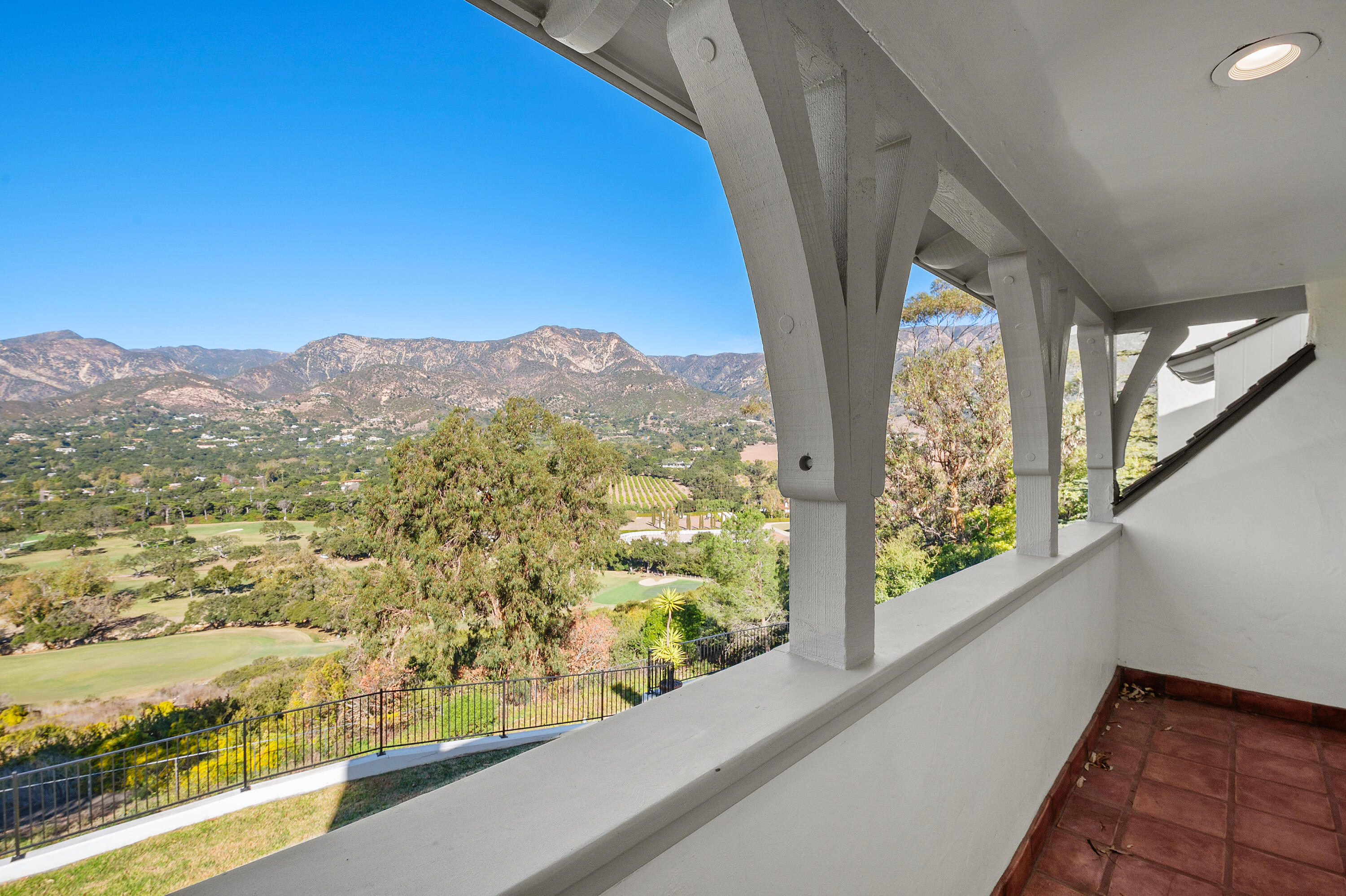 387 Ortega Ridge Road Montecito, CA 93108 - Photo 47 of 69 Upstairs Balcony
