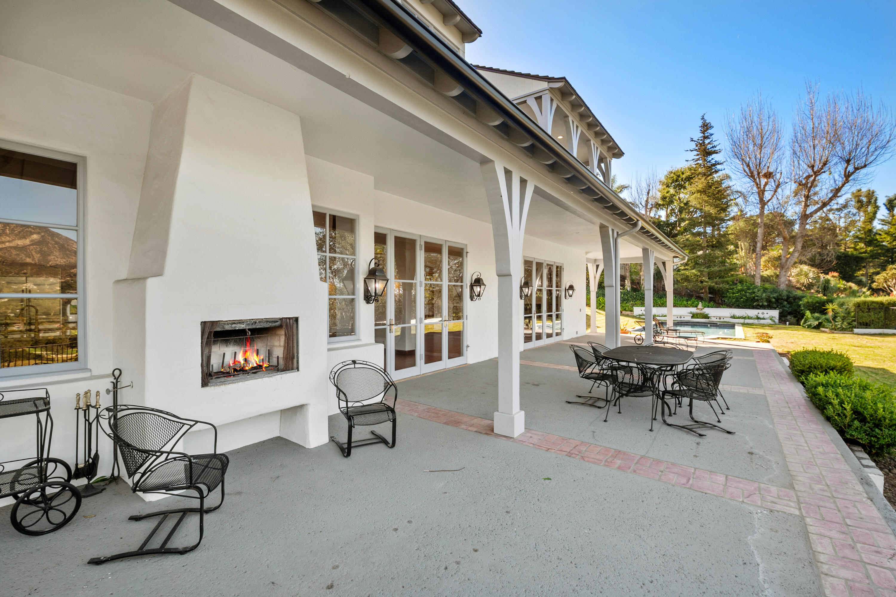 387 Ortega Ridge Road Montecito, CA 93108 - Photo 56 of 69 Back Patio/Entertaining Area