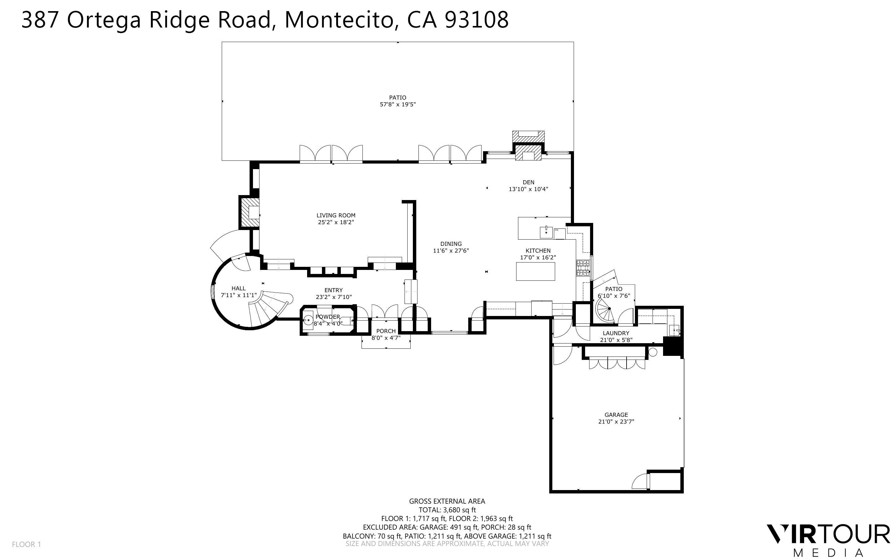 387 Ortega Ridge Road Montecito, CA 93108 - Photo 68 of 69 Floor 1