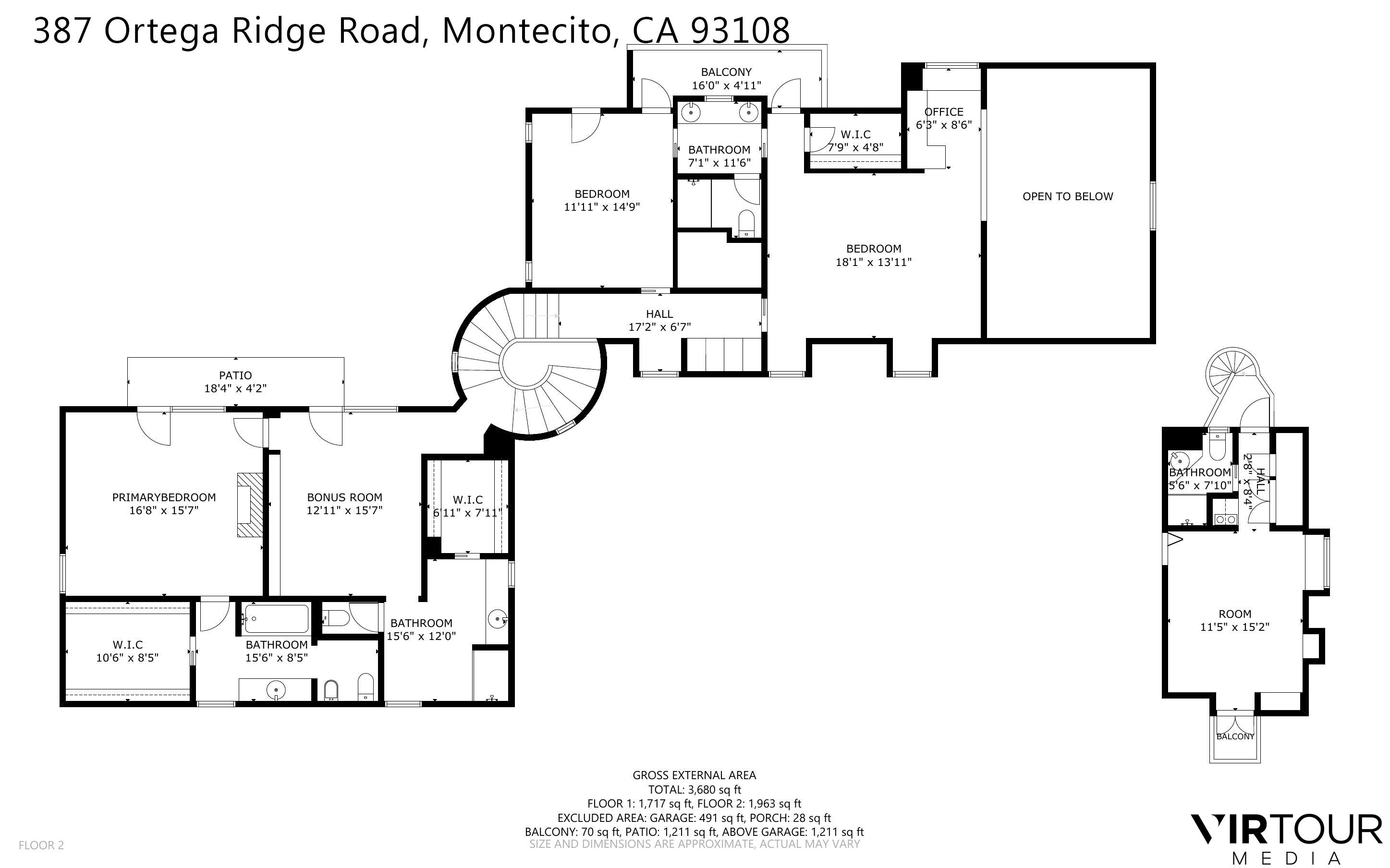 387 Ortega Ridge Road Montecito, CA 93108 - Photo 69 of 69 Floor 2