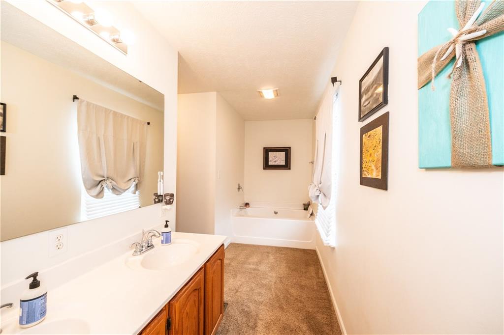 518 Blue Ridge Drive Coraopolis, PA 15108 - Photo 16 of 25 Full Master bath with double sink and soaking tub.