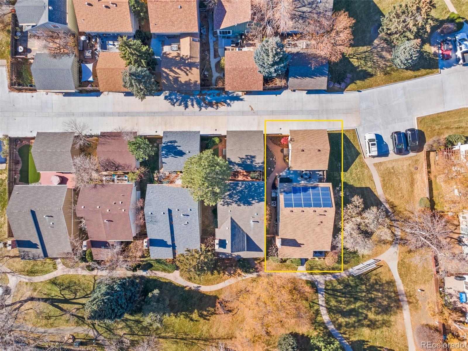8734 Independence Way Arvada, CO 80005 - Photo 37 of 50 front view of a house with a outdoor space