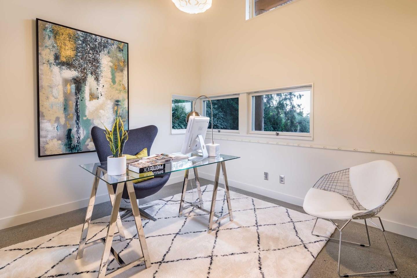 871 Robb Road Palo Alto, CA 94306 - Photo 13 of 35 a workspace with furniture and a window