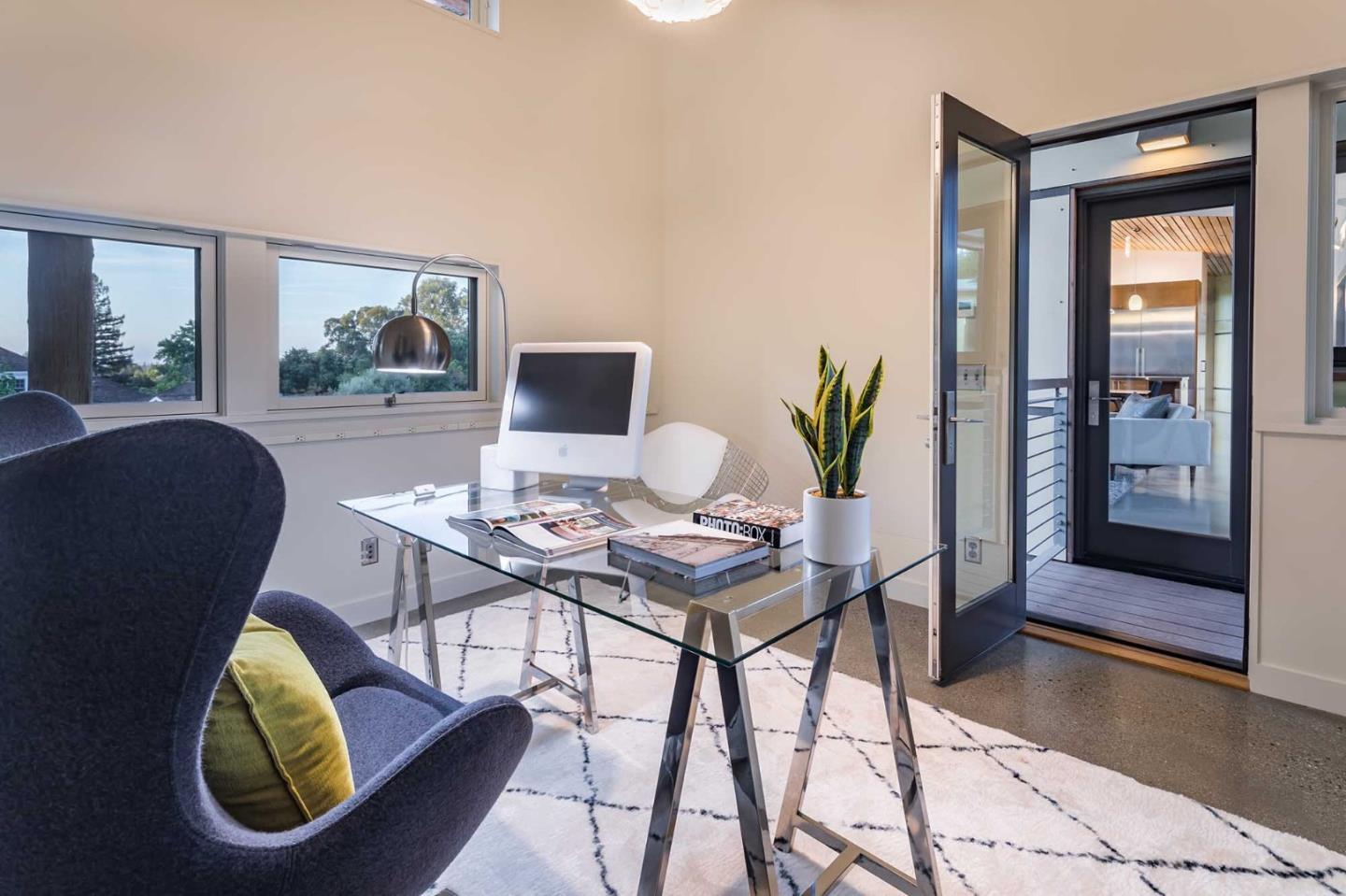 871 Robb Road Palo Alto, CA 94306 - Photo 14 of 35 a living room with furniture and wooden floor