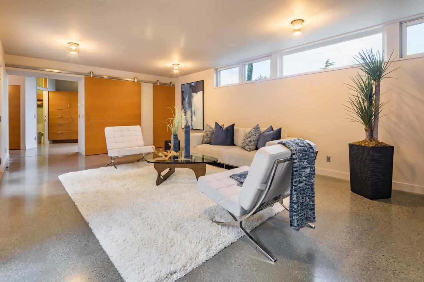 871 Robb Road Palo Alto, CA 94306 - Photo 15 of 35 a living room with furniture and a wooden floor