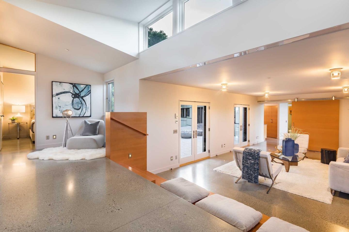 871 Robb Road Palo Alto, CA 94306 - Photo 16 of 35 a living room with furniture and large window