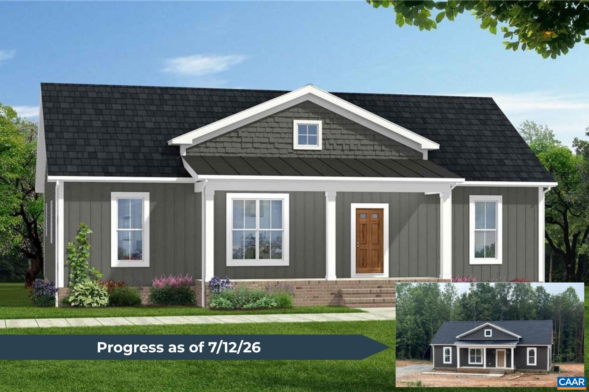 Tbd Lot 4 Tbd Road Farmville, VA 23901 - Photo 1 of 17 Rendering & progress photo