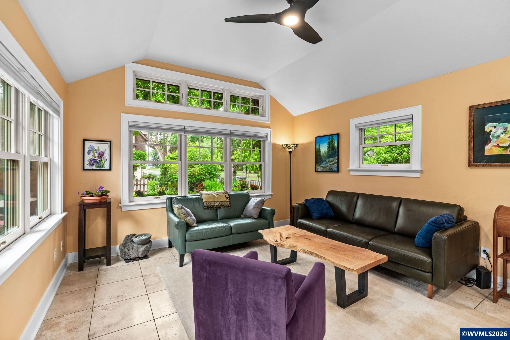 444 Northwest 35th Street Corvallis, OR 97330 - Photo 17 of 40 a living room with furniture and a large window