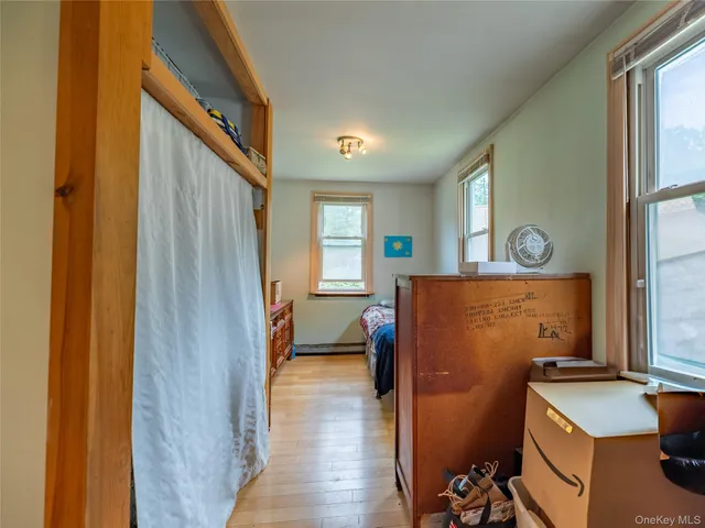 a view of kitchen and living room