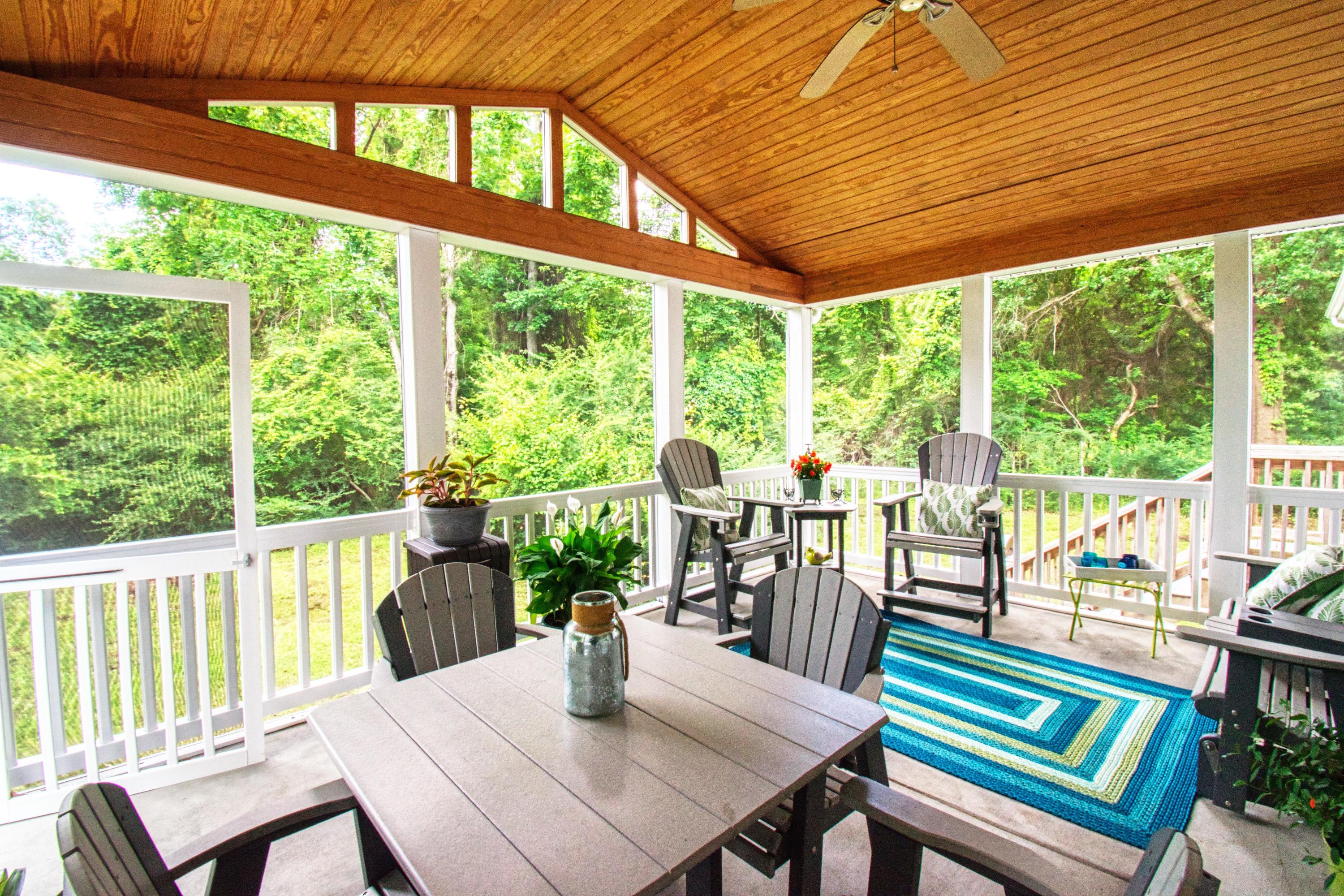 8025 Cedar Hall Road Edisto Island, SC 29438 - Photo 3 of 29 screened in porch