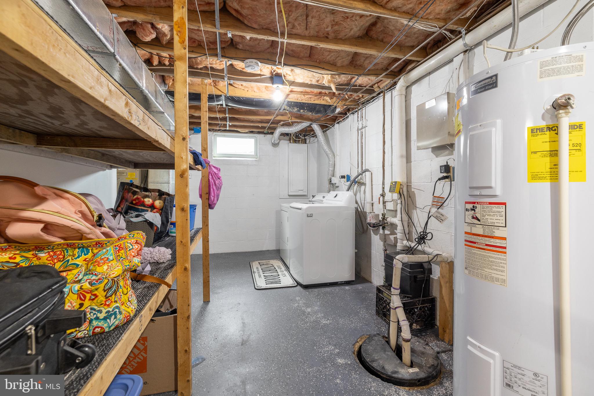303 Gray Mt Circle Elkton, MD 21921 - Photo 29 of 35 a view of a storage room with washer and dryer