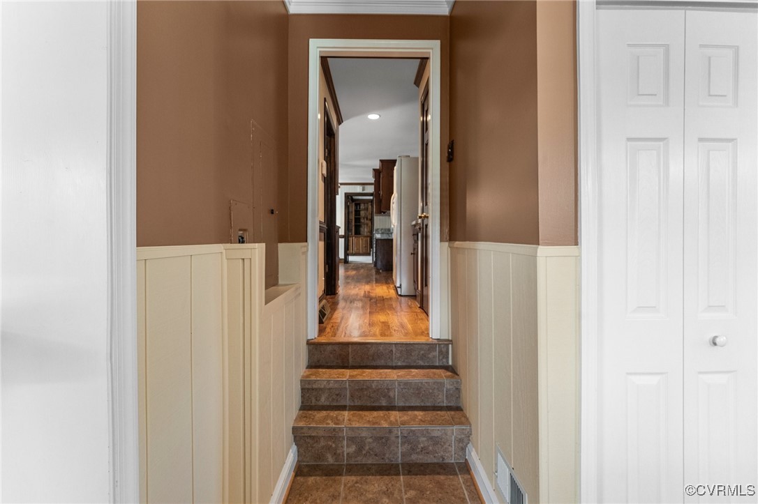 12001 Genito Road Midlothian, VA 23112 - Photo 11 of 49 a view of gallery with wooden floor