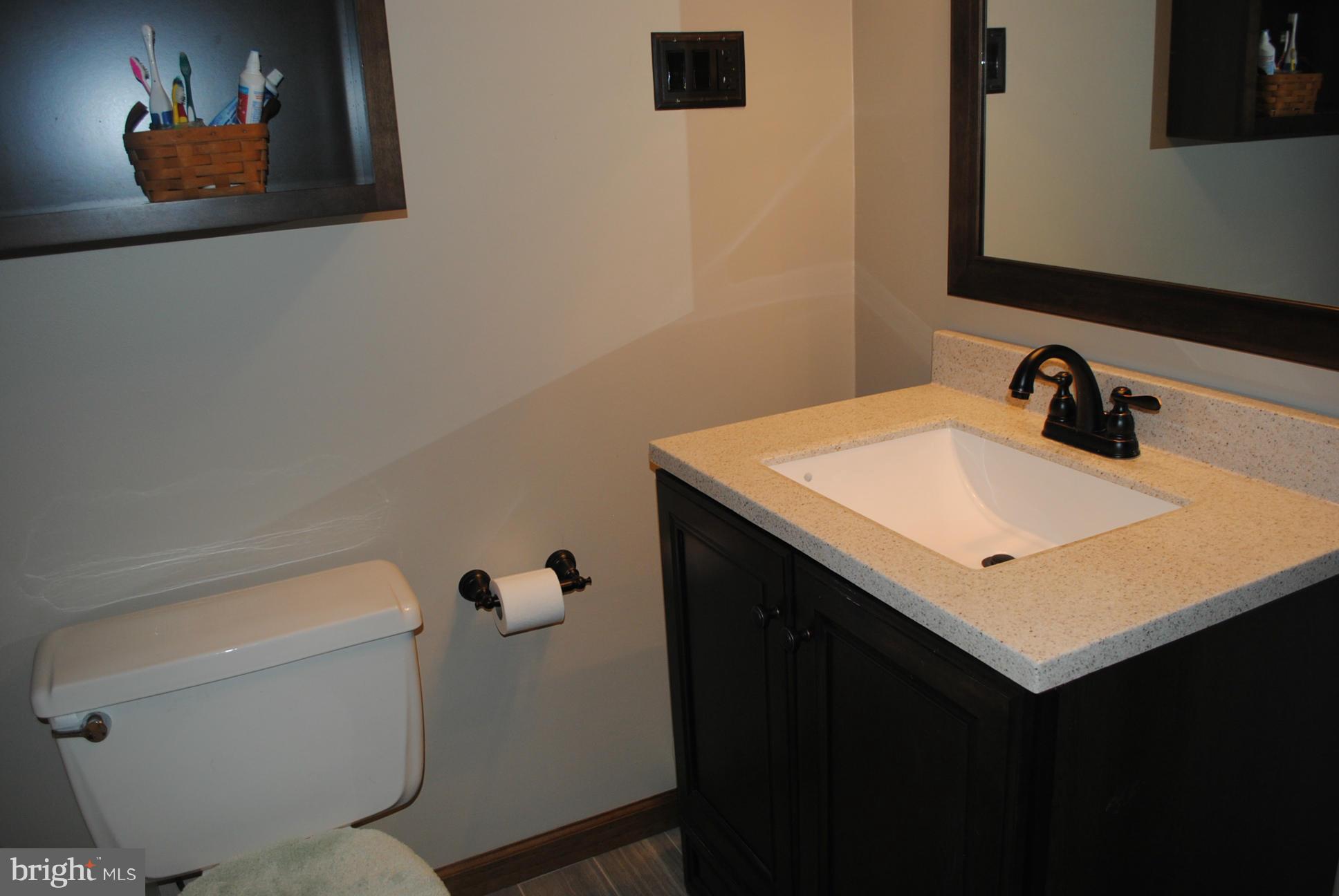 26 Messick Road Strasburg, VA 22657 - Photo 18 of 28 a bathroom with a sink toilet and mirror