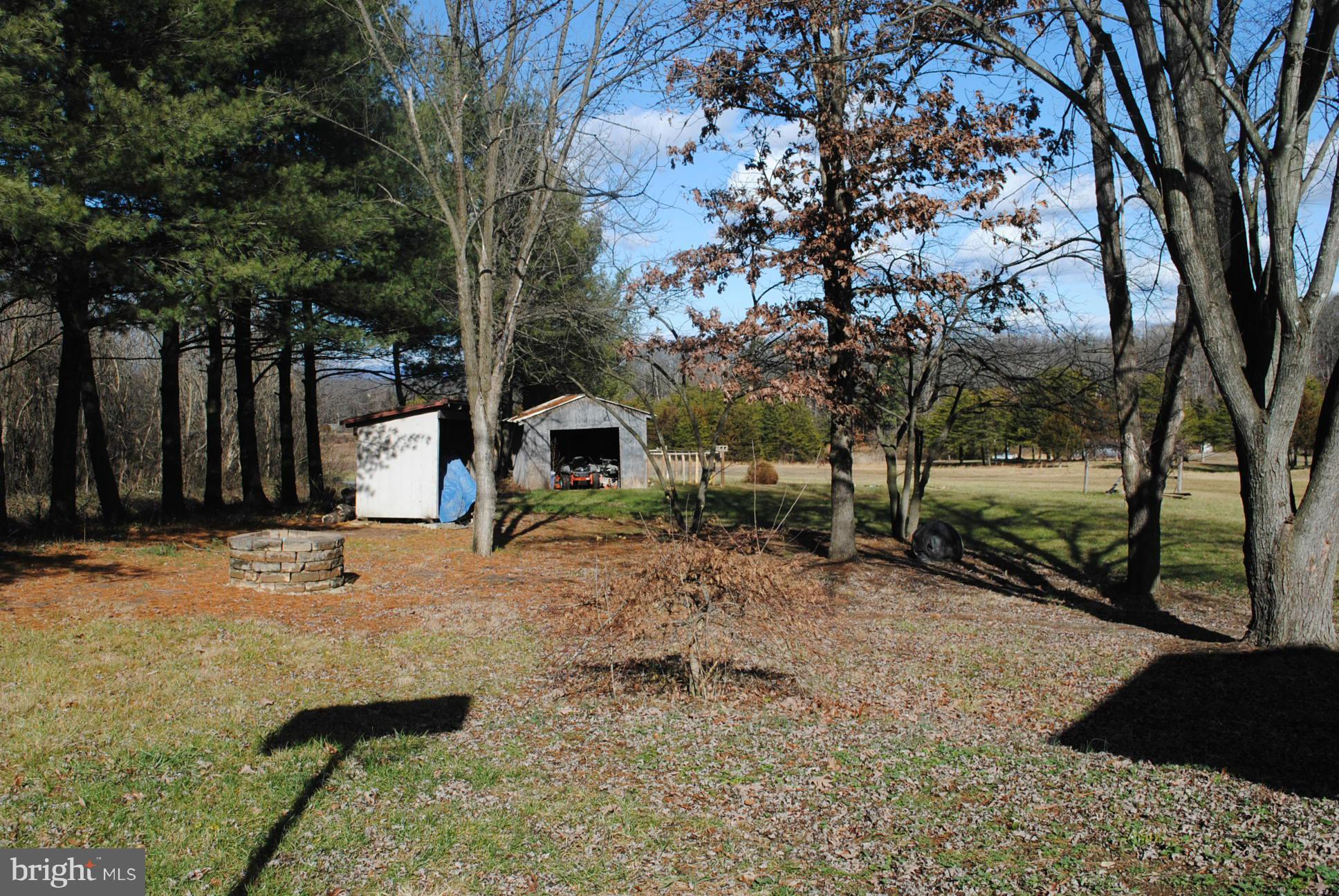 26 Messick Road Strasburg, VA 22657 - Photo 23 of 28 a backyard of a house with barbeque oven table and chairs