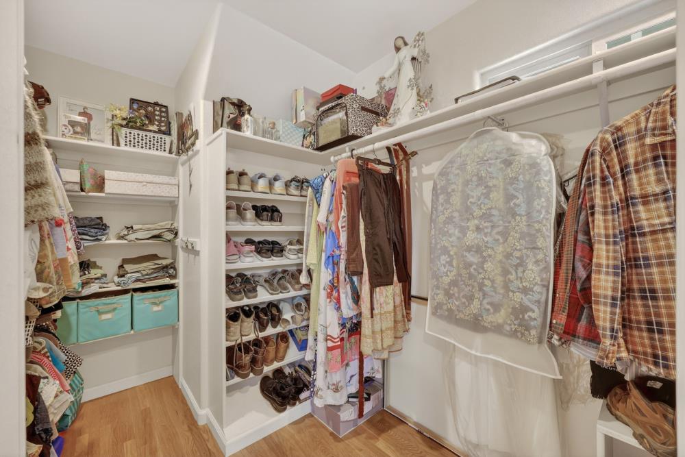 4831 Jan Drive Carmichael, CA 95608 - Photo 27 of 69 a view of walk in closet with clothes and shoes